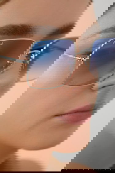 Sončna očala Ray-Ban Ray-Ban Square Sunglasses Modra | 0RB1971.91493F.54, 5