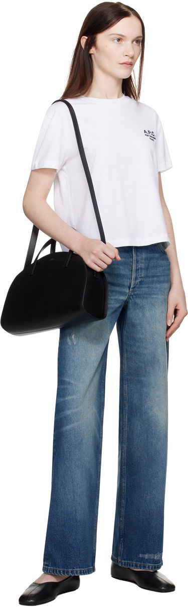 Kavbojke A.P.C. Elisabeth Wide-Leg Jeans Modra | COHFC-F09181, 3