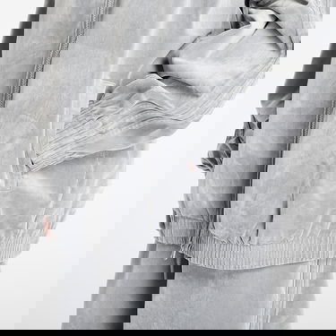 Jakna adidas Originals Brushed Twill Oversized Firebird Track Top M Siva | JW7330, 1