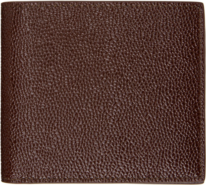 Denarnica Thom Browne Pebble Grain Bifold Wallet Rjava | MAW023L-03542