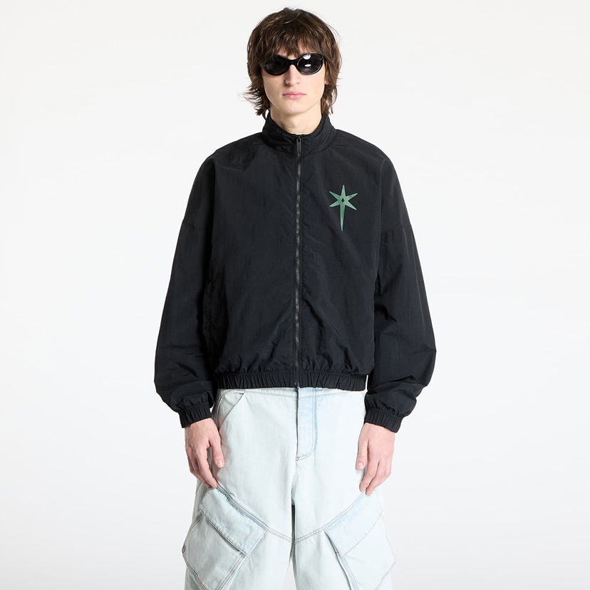 Vetrovka Marcelo Burlon Marcelo Burlon County Goth Nylon Track Jacket Črna | CMBD009S25FAB0011052