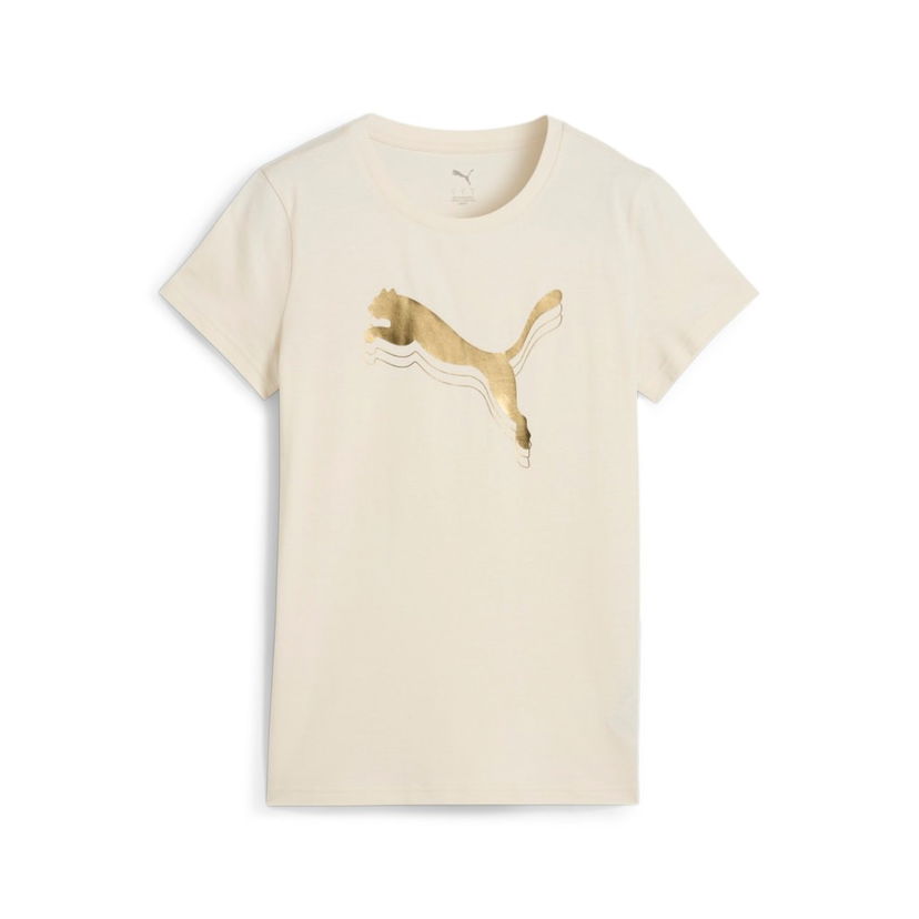 Majica Puma ESS Metallic T-Shirt Bež | 684995-87