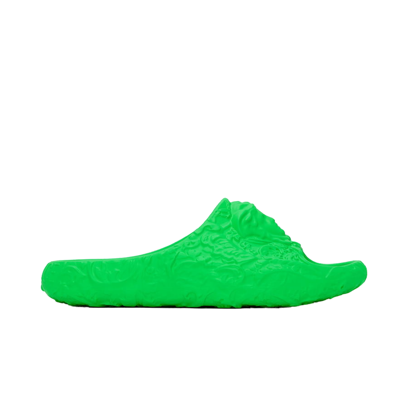 Superge in čevlji Versace Molded Barocco Pool Slide Lime Zelena | 1005746 1A07014 1GE9 70035