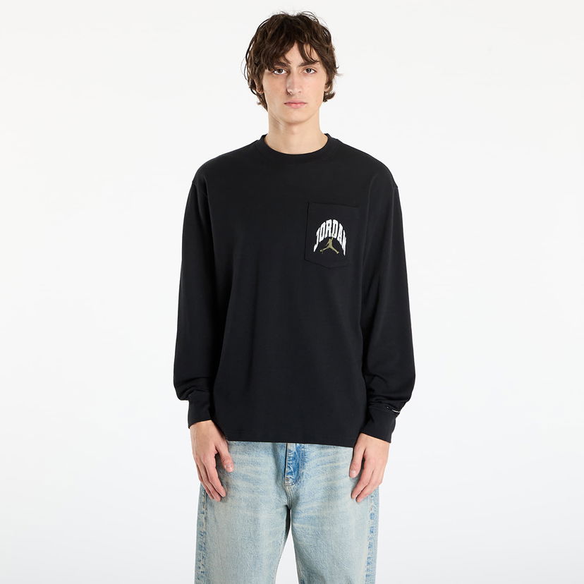 Majica Jordan Jordan Brooklyn Realtree Long-Sleeve Pocket Crew Neck S Črna | HV4567-010