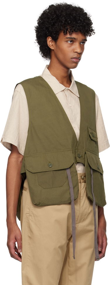 Telovnik Engineered Garments Engineered Garments Fowl Vest Mornarica | 25S1C002, 4