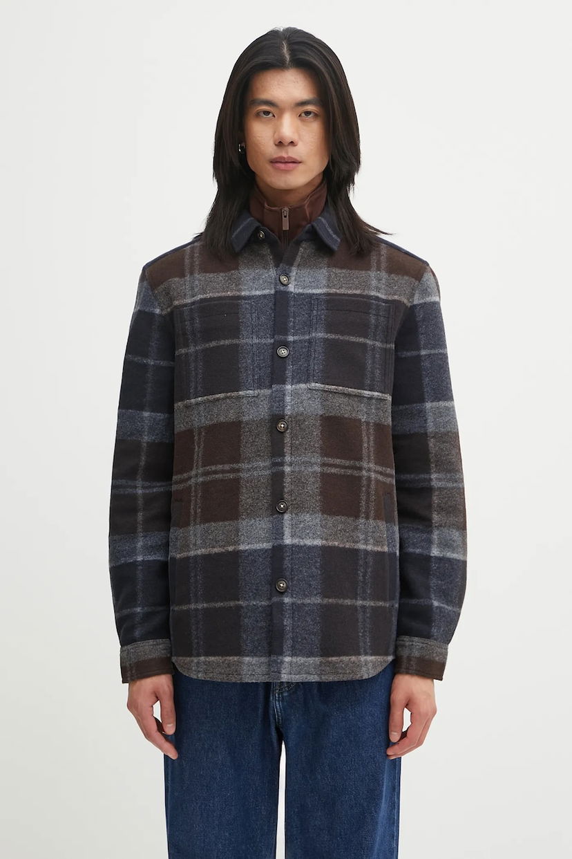 Srajce Barbour Barbour Chapter Tailored Check Overshirt Večbarvna | MOS0400TN38
