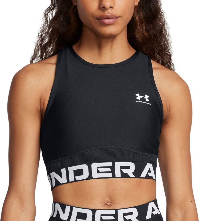 Modrček Under Armour HeatGear Rib Tank Črna | 1388694-001