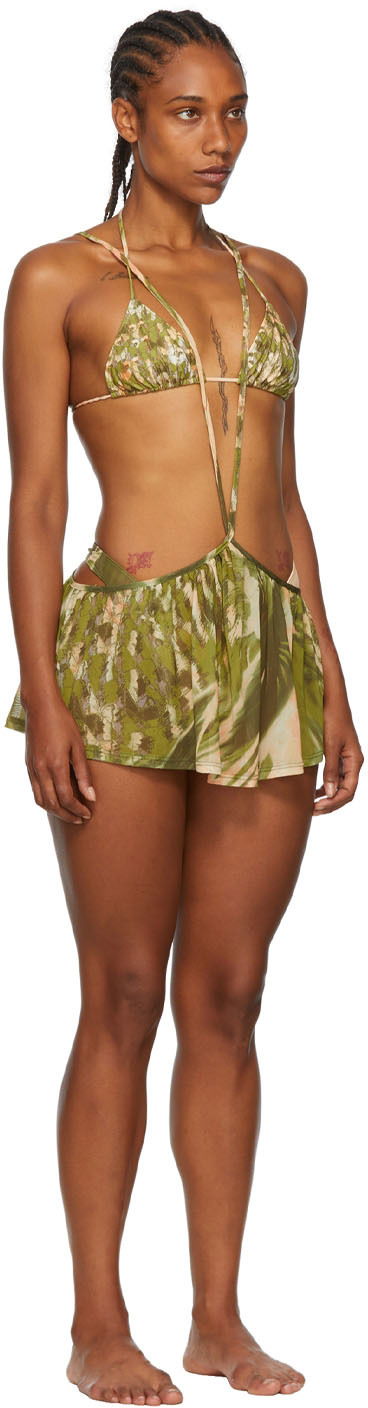 Kopalke Collina Strada Collina Strada Exclusive Recycled Nylon Bikini Zelena | XX2125, 1