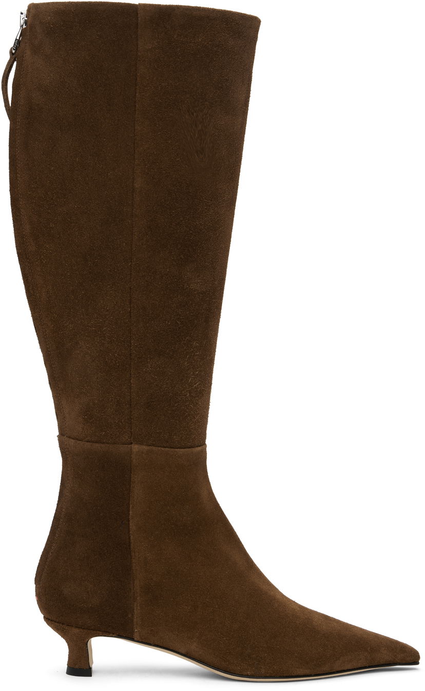 Oblačila Aeyde Aeyde Zazie Suede Tall Boots Rjava | A11-KB-ZAZSS35KT-223-990-022