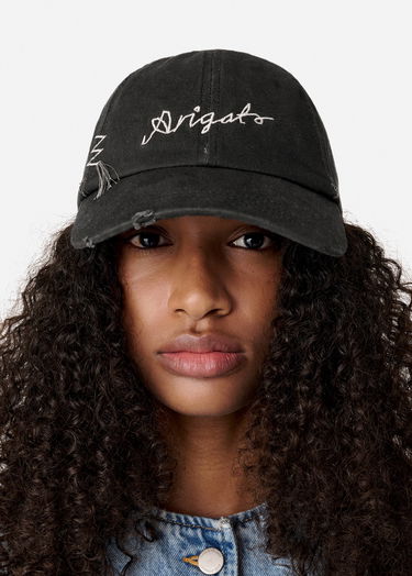 Kapa AXEL ARIGATO Distressed Baseball Cap Črna | X3077003, 6