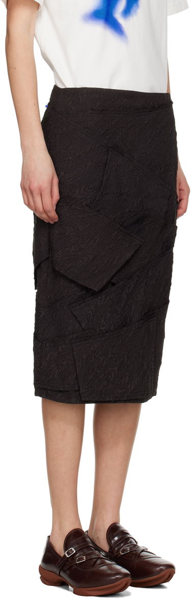 Krila ADER ERROR ADER error Raw Edge Midi Skirt Črna | BO01SSSK0203BK, 1