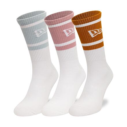 Nogavice New Era New Era Stripe Crew 3-Pack Socks Večbarvna | 60595132