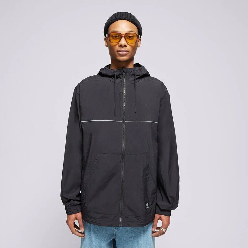 Vetrovka Timberland Windbreaker Full-Zip Jacket Črna | TB0A5REX0011