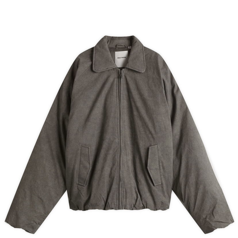 Bomber jakna DAILY PAPER Daily Paper Bantoe Puffer Jacket, Size Large Siva | 2511157-GRY