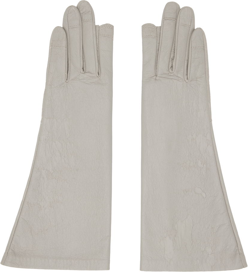 Rokavice Rick Owens Porterville Short Gloves Bela | RO02D3451 LBA