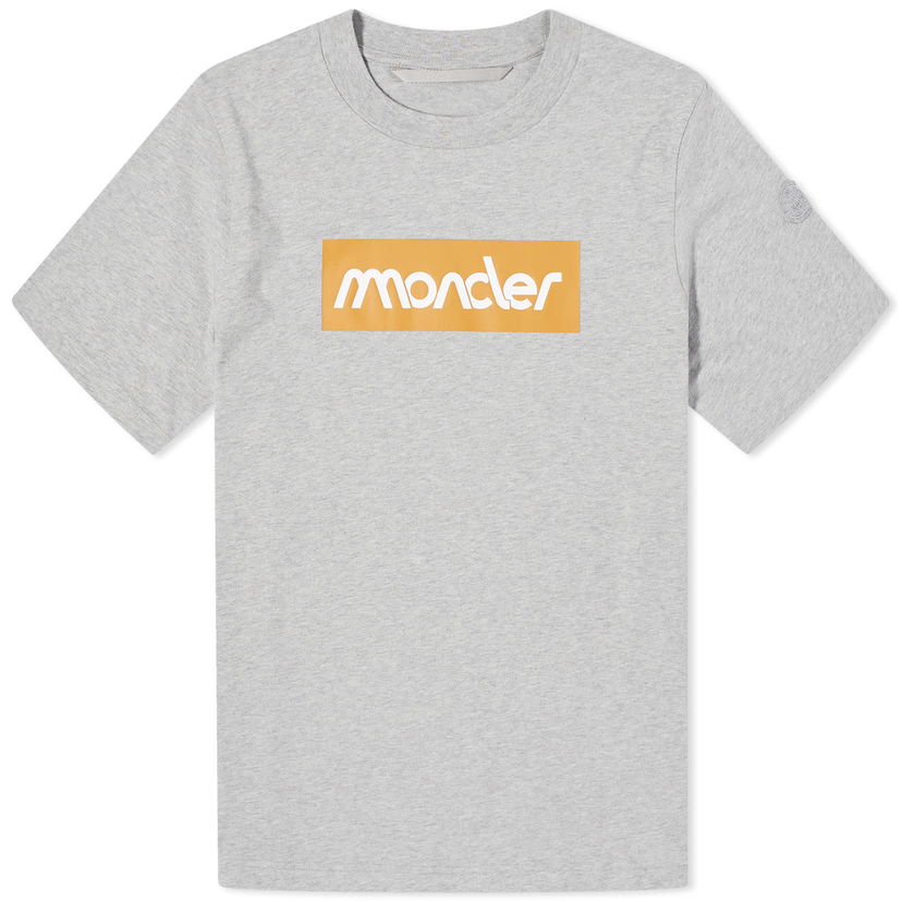 Majica Moncler Logo T-Shirt Siva | 8C000-52-89AJS-986