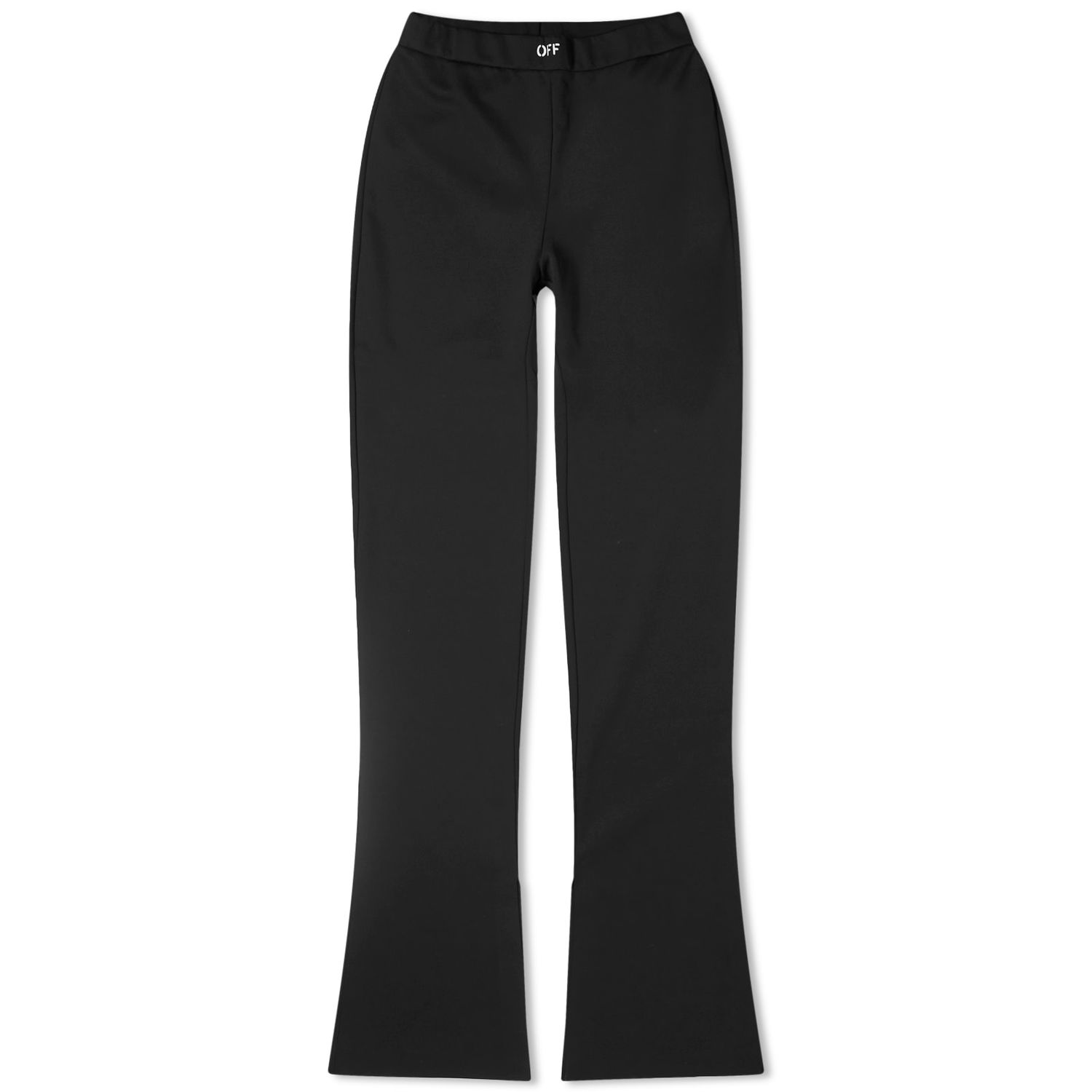 Pajkice Off-White Sleek Split Leggings Črna | OWCD023C99JER0011001, 0