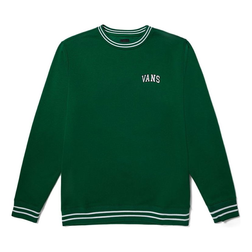Pleteni pulover Vans Varsity Pullover Crew Fleece Zelena | VN0006F907W