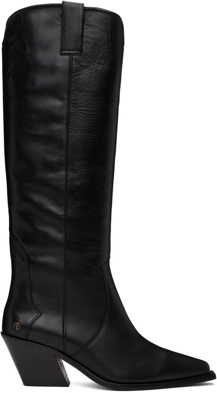 Oblačila Anine Bing ANINE BING Tania Tall Boots Črna | A-14-4142-000, 0