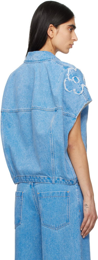 Telovnik Marni Marni Dilies Patch Denim Vest Modra | JKJD0315QS USCX34, 2