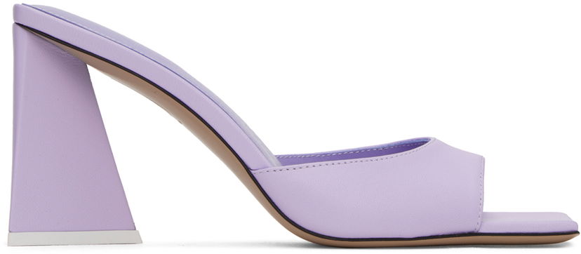 Nega čevljev The Attico Attico Mini Devon Mules Lila | 242WS772 L001