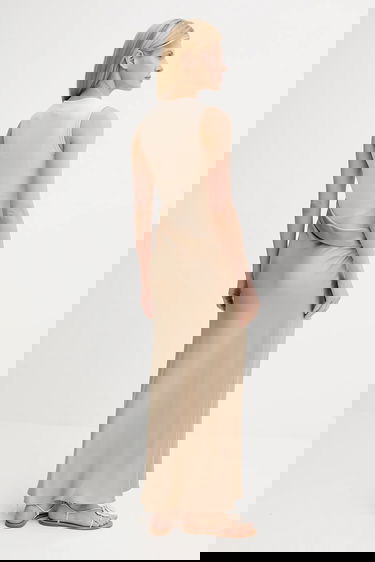 Krila Nanushka Nanushka COBEE Maxi Skirt Bež | NW25SSDR21175, 2