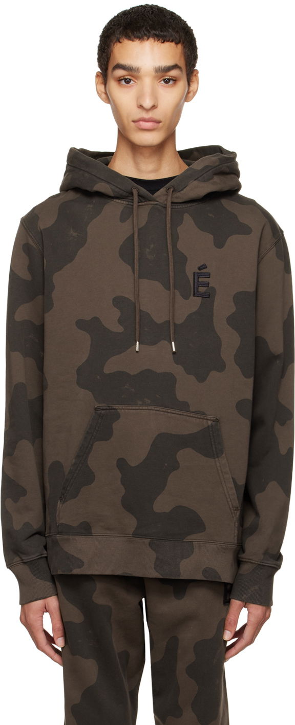 Pulover Études Études Klein Patch Camo Hoodie Rjava | H22MM260OC06BR