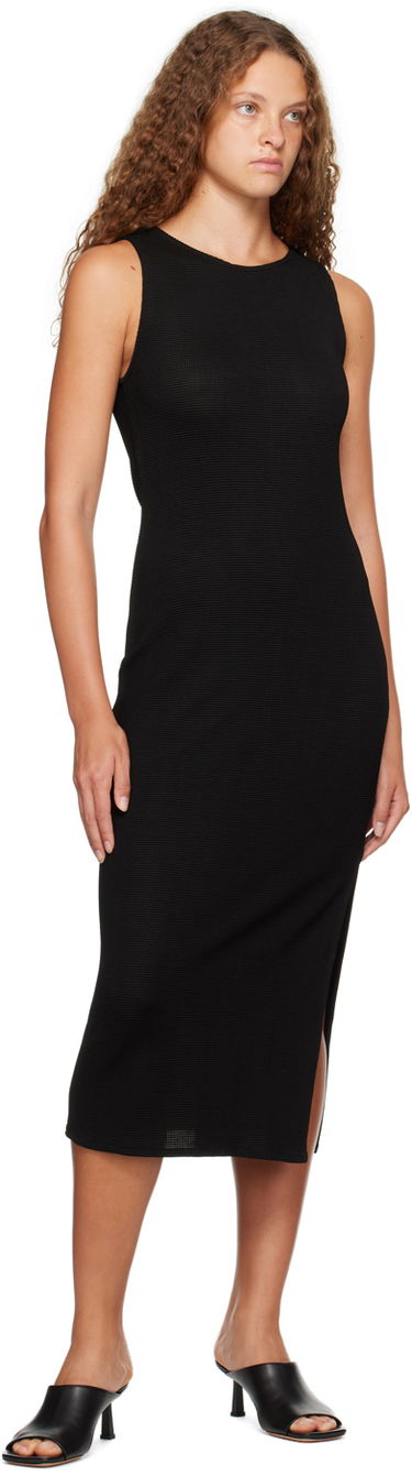 Obleke Anine Bing Anine Bing Savannah Midi Dress Črna | A-02-1170-007, 3