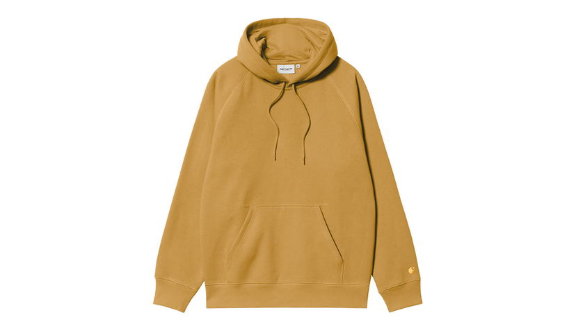 Pulover Carhartt WIP Carhartt Hooded Chase Sweat Sunray Rumena | I033661_22J_XX