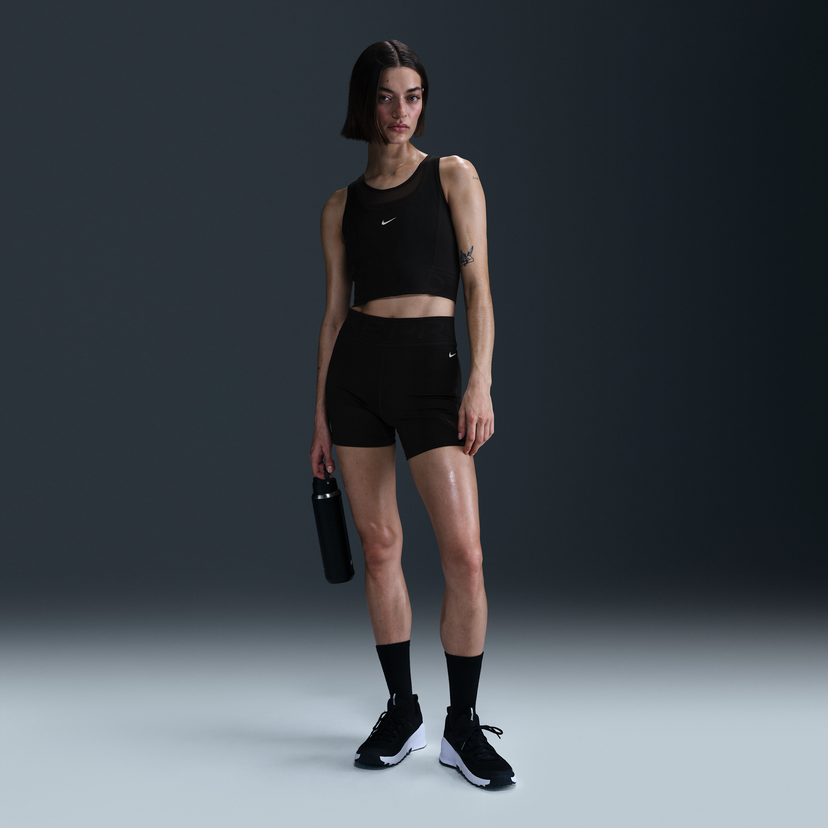 Majica brez rokavov Nike Pro Sculpt High-Waisted 5" Bike Shorts Črna | HJ1178-010