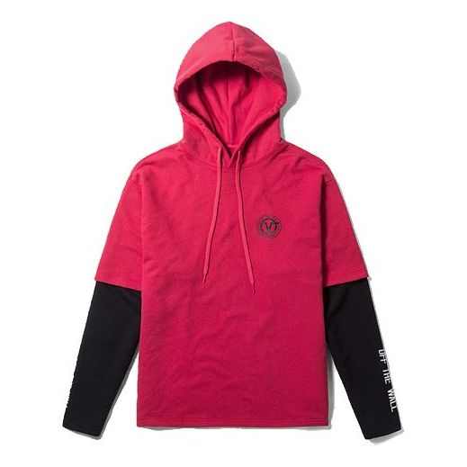 Pulover Vans Vans Colorblock Hoodie Rdeča | VN0A3QTQ0PZ
