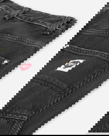 Hlače in kavbojke Carhartt WIP Nash Double Črna | I032106 8906, 9