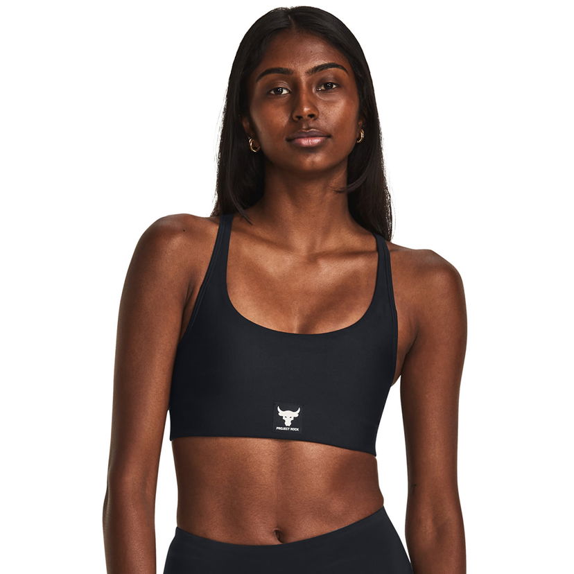 Modrček Under Armour Project Rock All Train Bra Black Črna | 1380181-001