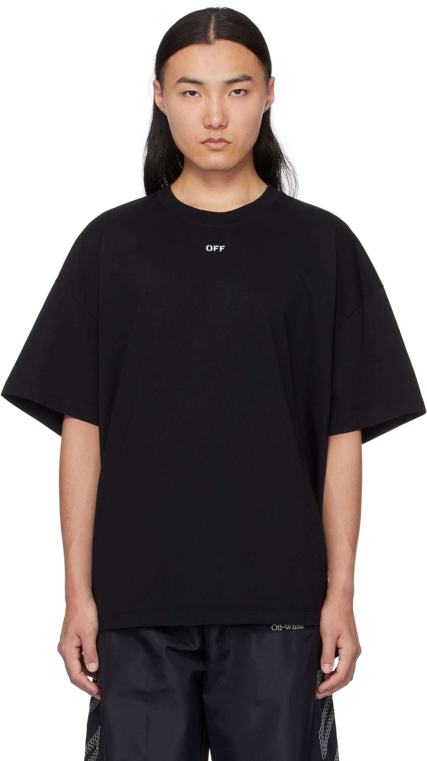 Majica Off-White Off-White Stamp Oversize T-Shirt Črna | OMAA161C99JER0011001, 0