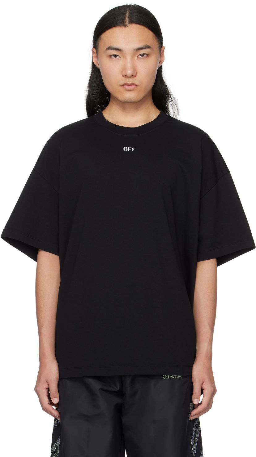Majica Off-White Off-White Stamp Oversize T-Shirt Črna | OMAA161C99JER0011001