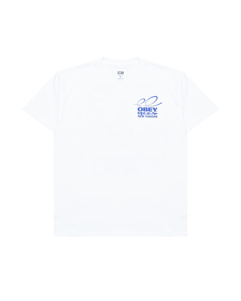 Majica OBEY Obey Bizarre New Visions T-Shirt Bela | 165264057-WHT