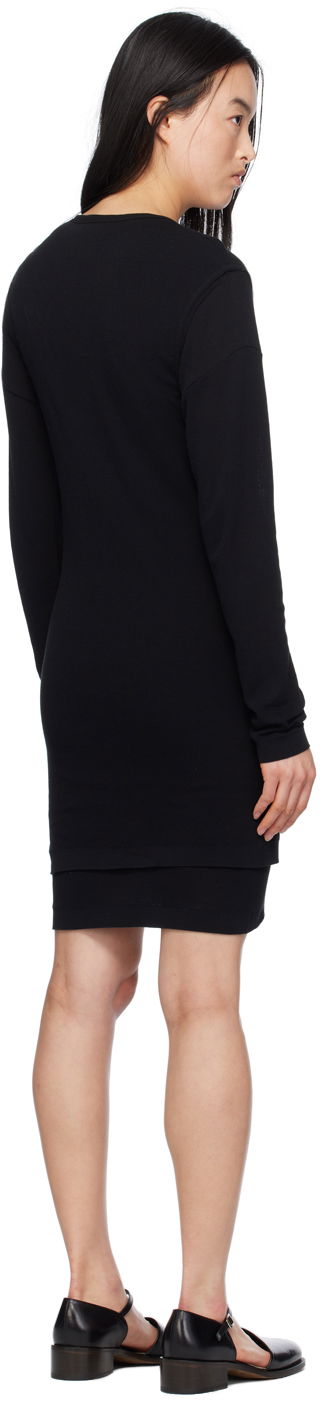 Obleke LEMAIRE Double Layer Minidress Črna | DR1066 LK1016, 2