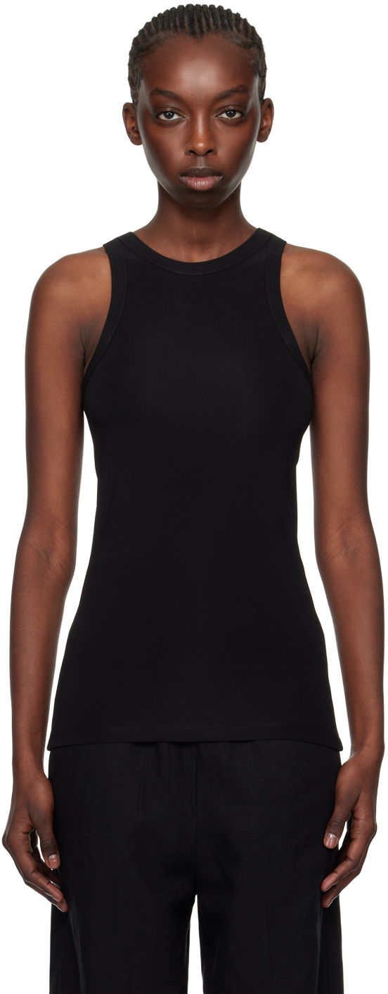 Majica brez rokavov TOTEME TOTEME Fluid Tank Top Črna | 242-WRT1727-FB0162