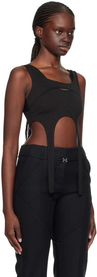 Majica brez rokavov HELIOT EMIL Harness Tank Top Črna | HE_W_13_005_P03_BLK01, 4