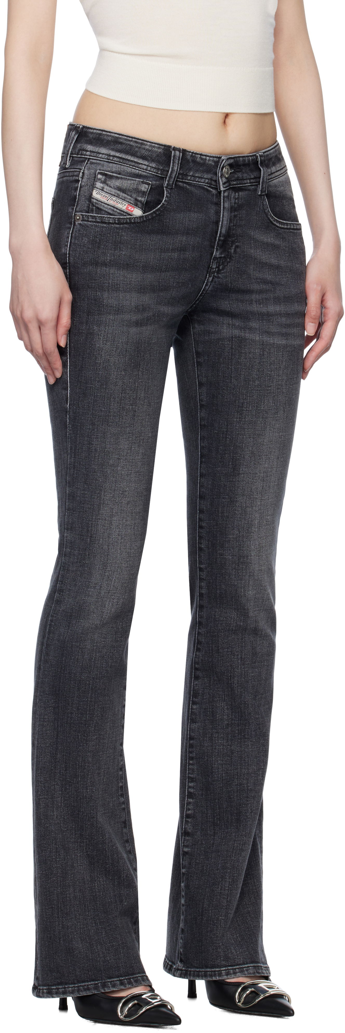 Kavbojke Diesel Diesel 1969 D-Ebbey Bootcut Jeans Siva | A11003 09K98, 1