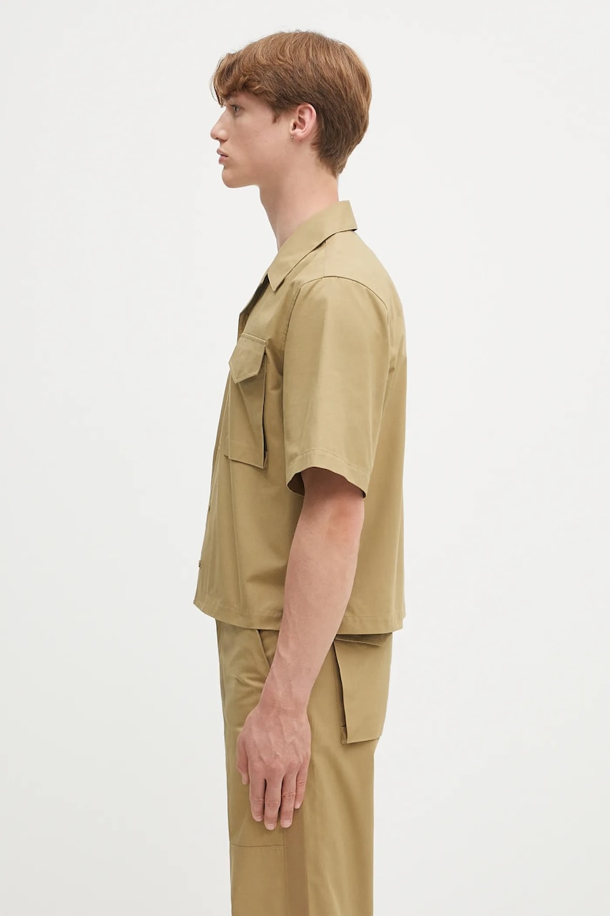Srajce Helmut Lang Helmut Lang Boxy Field Shirt Bež | P01HM504, 1