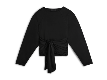 Majica AXEL ARIGATO Diana Tie-Front Top Črna | A2123001, 0