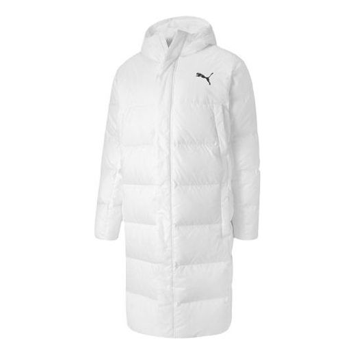 Puhovka Puma Long Oversized Down Jacket Bela | 585403-02