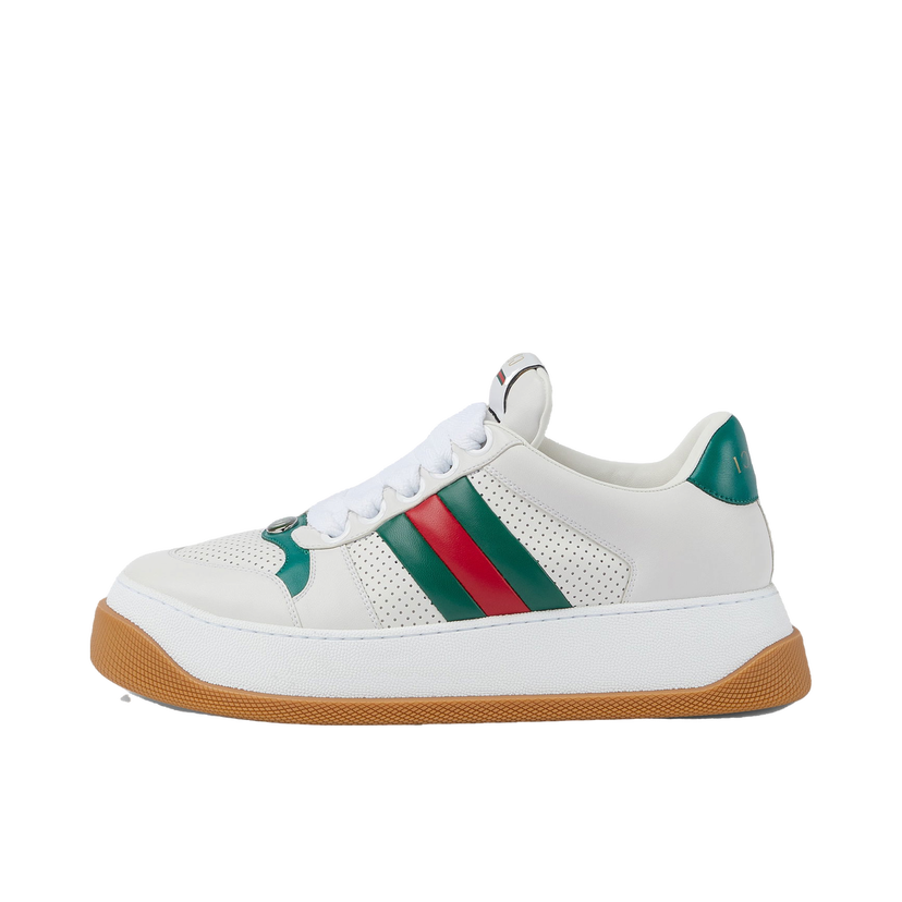 Superge in čevlji Gucci Screener White Web Bela | 771457AAC0S9063