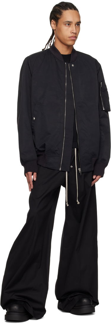 Bomber jakna Rick Owens Rick Owens DRKSHDW Hollywood Classic Flight Bomber Jacket Črna | DU01E3774 MU, 3