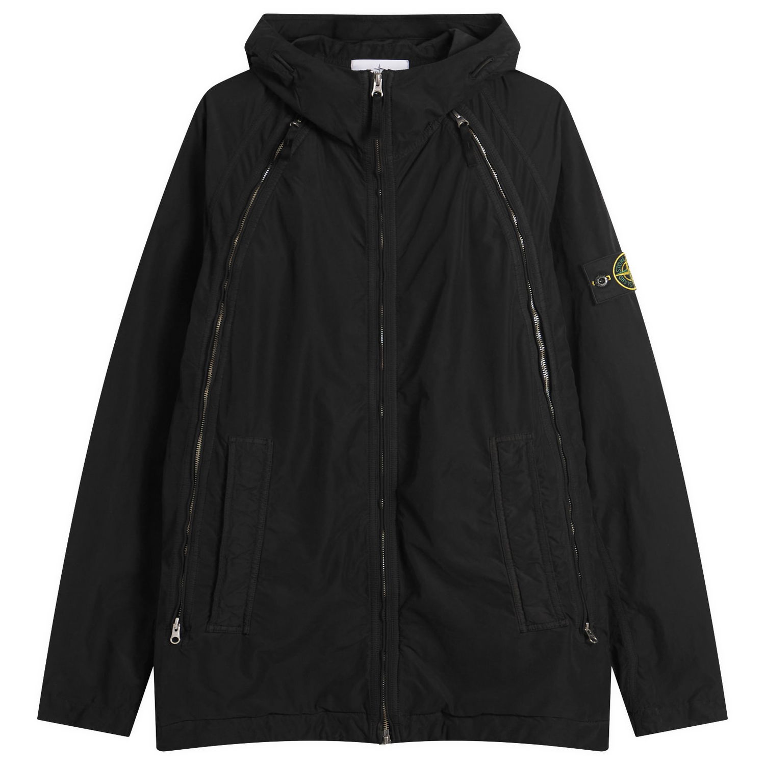Jakna Stone Island David Light-TC Hooded Jacket, Size Large Črna | K2S15Q100013-V0029, 1