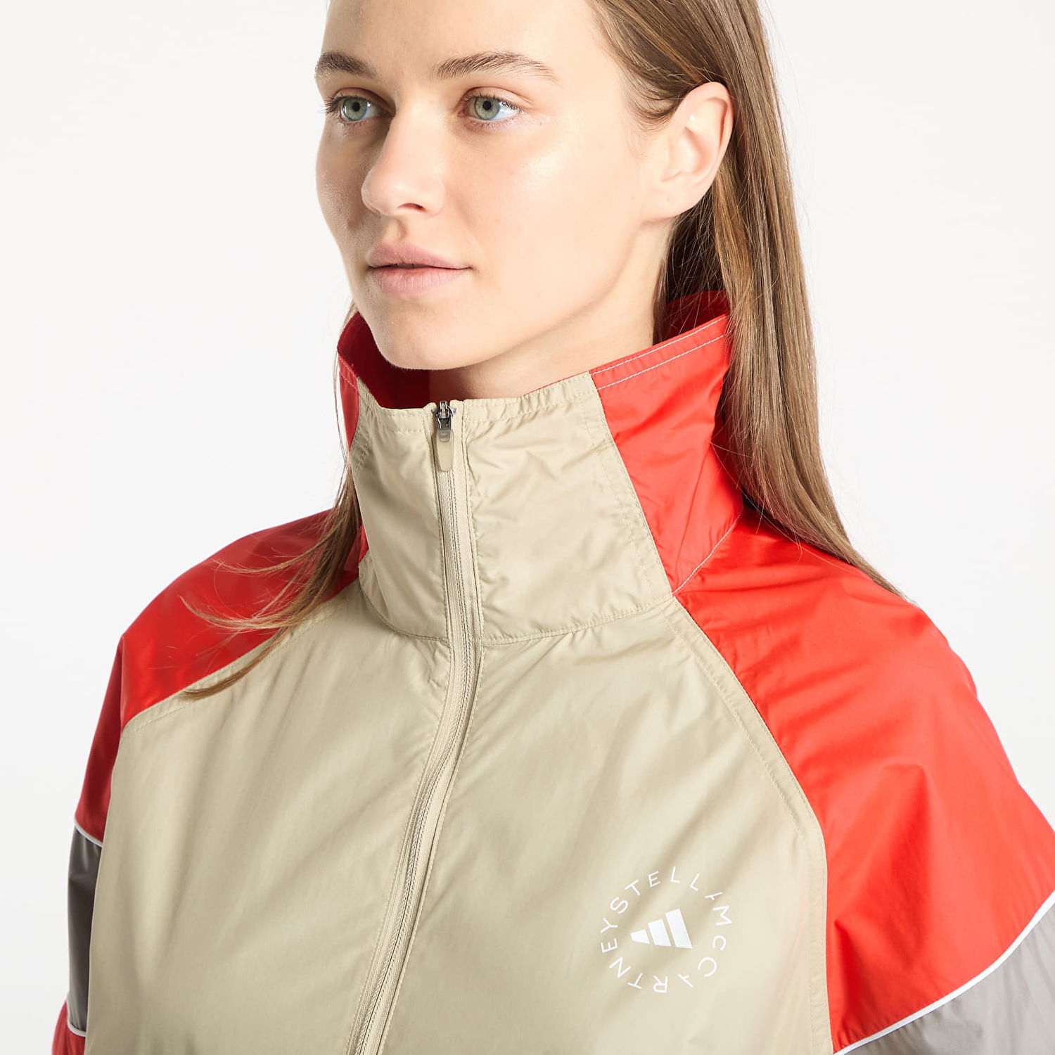 Vetrovka adidas Performance Stella McCartney Track Jacket Bež | JI5133, 1