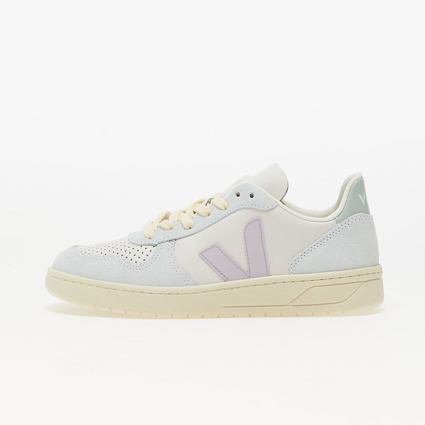 Superge in čevlji Veja V-10 Leather "Blue" Bela | VX0203475A