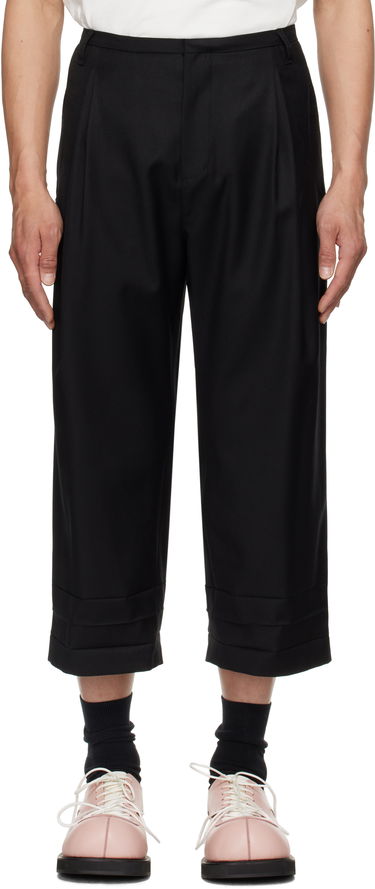 Hlače ADER ERROR ADER error Product. 82 Cropped Trousers Črna | BO01SSSA0205BK, 0