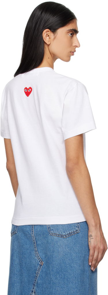 Majica Comme des Garçons COMME des GARÇONS PLAY Heart T-Shirt Bela | T340, 2